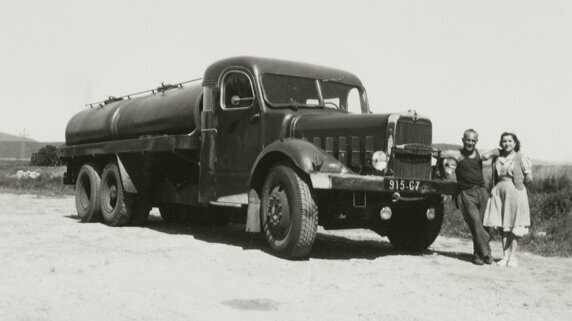 first tanker and driver